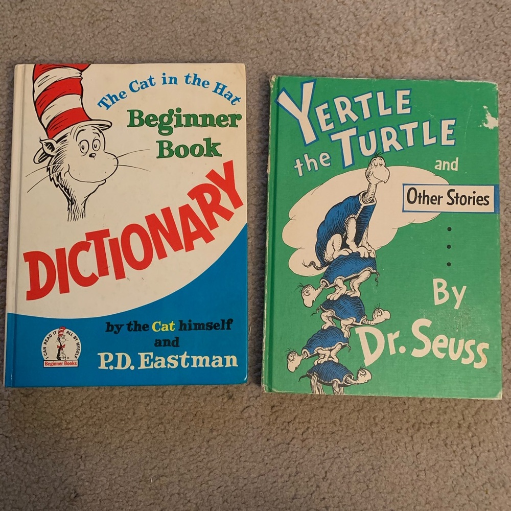 Vintage dr suess books